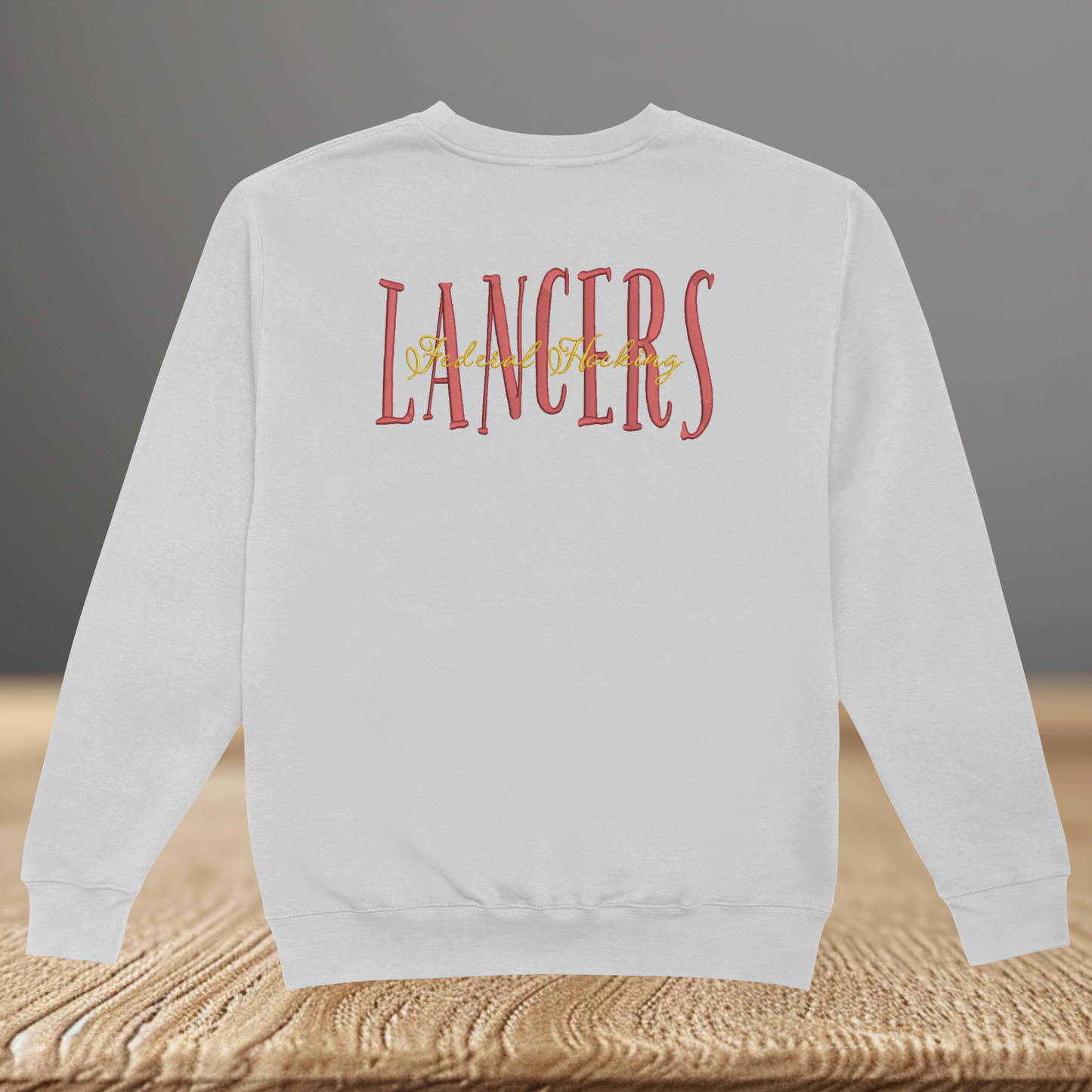 School Spirit Embroidered Crewneck Sweatshirt