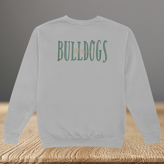 School Spirit Embroidered Crewneck Sweatshirt