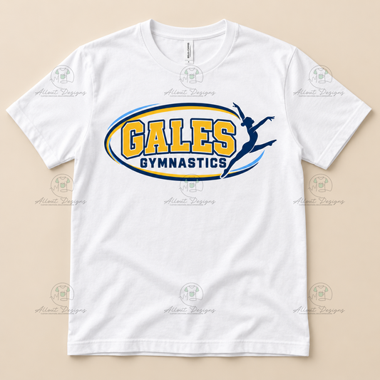 Gales Gymnastics Oval Logo T-Shirt