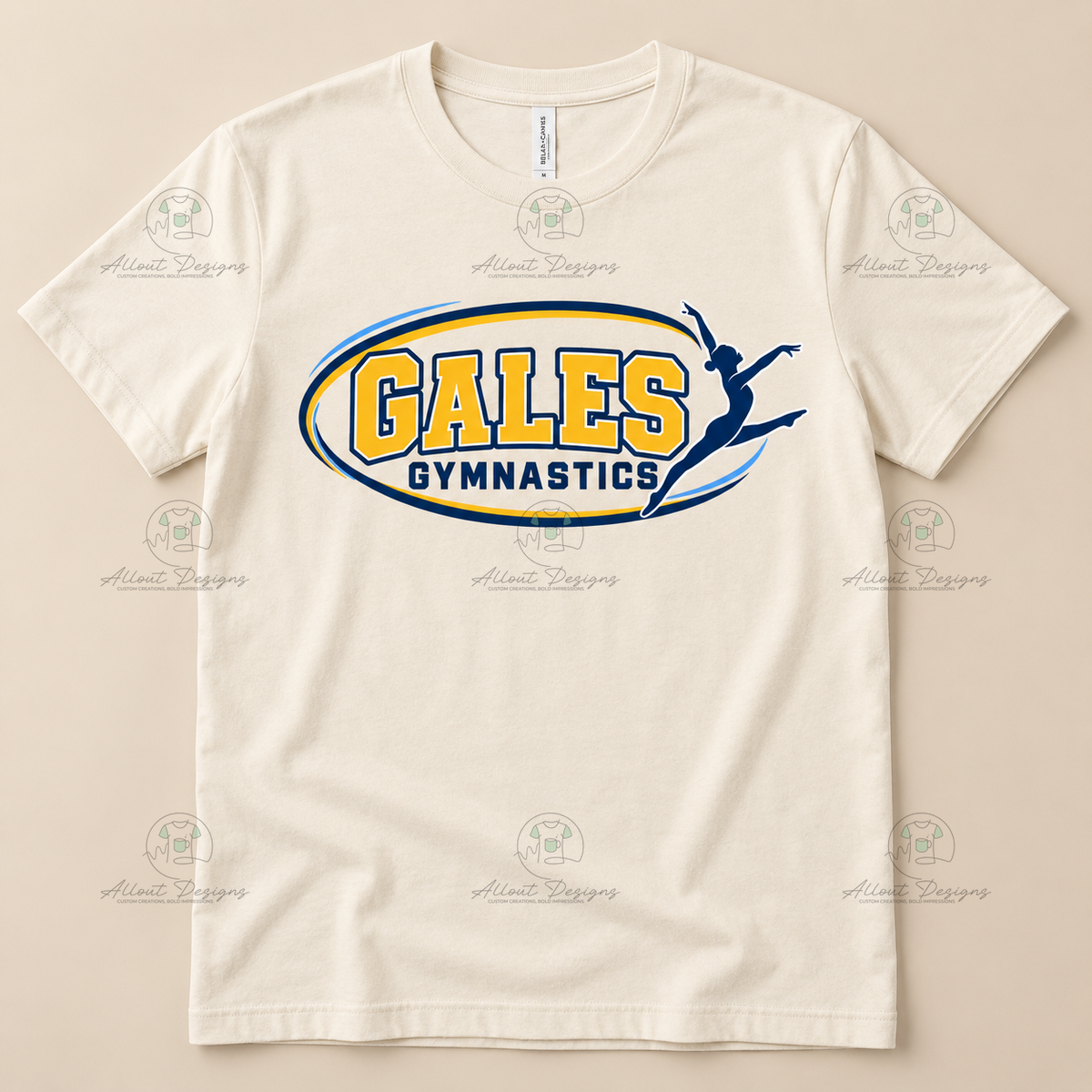 Gales Gymnastics Oval Logo T-Shirt